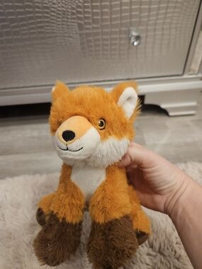 Plush Orange Fox Stuffed Animal Toy - Soft Kids Plushie